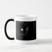 Schwarze Katze Verwandlungstasse (Links)