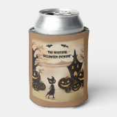 Schwarze Katze von der Spuk Manor Dosenkühler (Kanne Vorderseite)