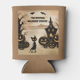 Schwarze Katze von der Spuk Manor Dosenkühler