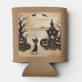 Schwarze Katze von der Spuk Manor Dosenkühler (Rückseite)