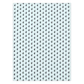 Schwarze Katze - Wählen Sie / Ihre Hintergrundfarb Tischdecke (Vorderseite)