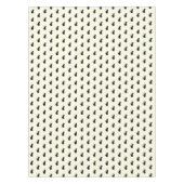 Schwarze Katze - Wählen Sie Ihre Hintergrundfarben Tischdecke (Vorderseite)