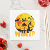 Schwarze Katze Was Schwarze Katze - Serviette (Beispiel)