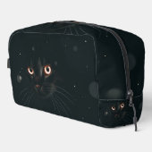 Schwarze Katze Waschbeutel (Rechte Ecke)