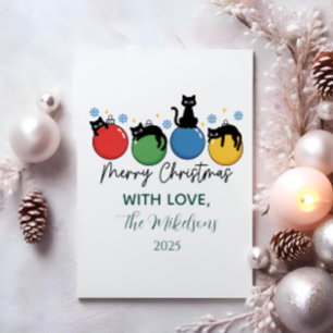 Schwarze Katze Weihnachten