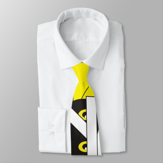 Schwarze Katze Weiße Mummy Wrackhalsbänder Krawatte (Gebunden)