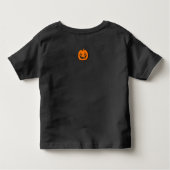 SCHWARZE KATZE, WITCH HAT UND PUMPKINS HALLOWEEN-P KLEINKIND T-SHIRT (Rückseite)