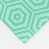 Schwarze Katze Z und das Fleecedecke (Ecke)