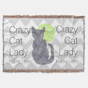 Schwarze Katze Z und die Decke