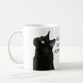 Schwarze Katzen-Anerkennungs-TagesTasse Kaffeetasse