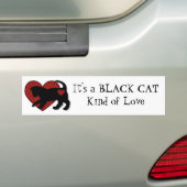 Schwarze Katzen-Art der Liebe Autoaufkleber (Auf Auto)
