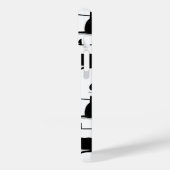 Schwarze Katzen auf Laptops Case-Mate iPhone Hülle (Rückseite / Links)