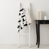 Schwarze Katzen auf Laptops Sherpadecke (Beispiel)