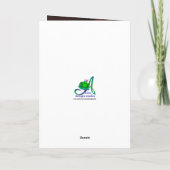 Schwarze Katzen auf Patrouillenkarte Karte (Rückseite)