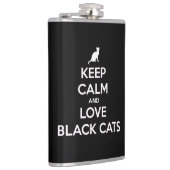 Schwarze Katzen behalten und Liebe Flachmann (Rechts)