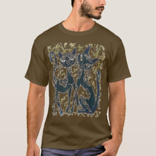 Schwarze Katzen, charmante, humorvolle Kleidung T-Shirt