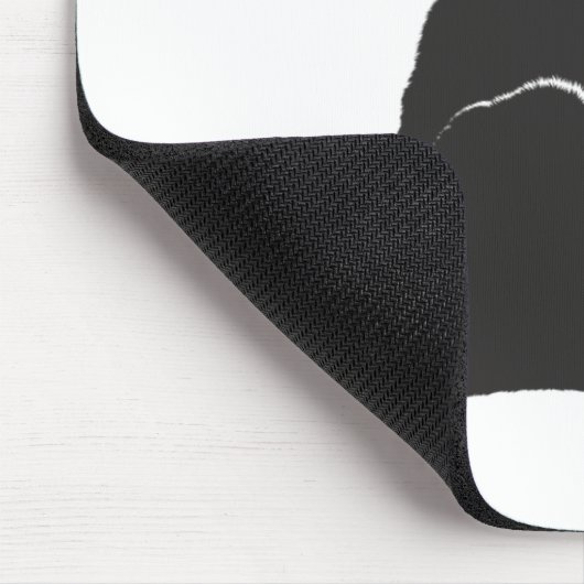 Schwarze Katzen-Computer-Mäusematte ES Büro-Arbeit Mousepad (Ecke)