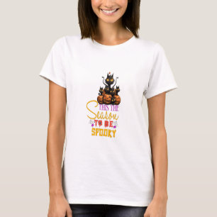 Schwarze Katzen Das ist die Jahreszeit, in der sie T-Shirt