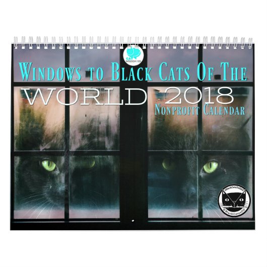 Schwarze Katzen des Kalenders der Welt2018 Kalender (Titelbild)