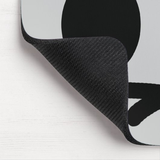 Schwarze Katzen-Duo - Mousepad (Ecke)