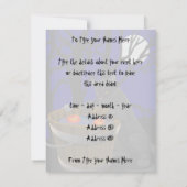 Schwarze Katzen Einladungen Personalisierte Hallow (Rückseite)