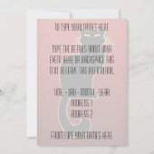 Schwarze Katzen Einladungen Personalisierte Hallow (Rückseite)