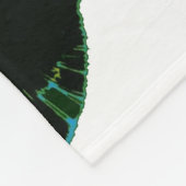 Schwarze Katzen-Fleece-Decke Fleecedecke (Ecke)