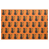 Schwarze Katzen-Gewebe Stoff (Fat Quarter (45,7 x 55,9 cm))