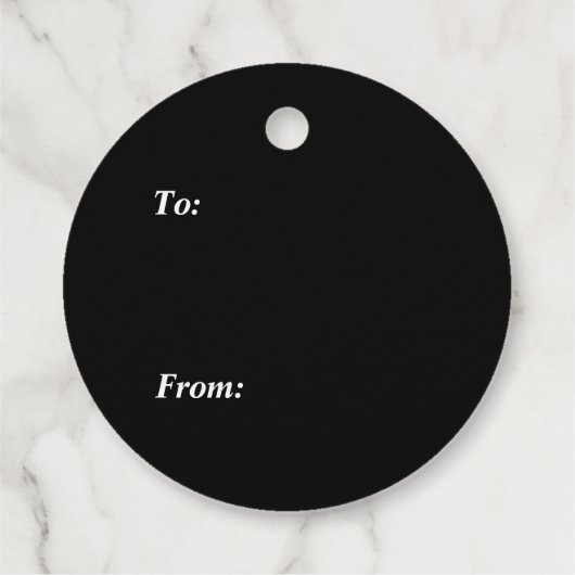 Schwarze Katzen Grabstein Tree Halloween Geschenkanhänger (Rückseite)