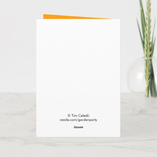 Schwarze Katzen-Halloween-Karte Karte (Rückseite)