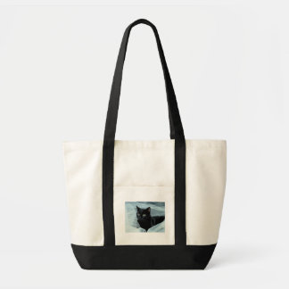 Schwarze Katzen-Handtasche Tragetasche