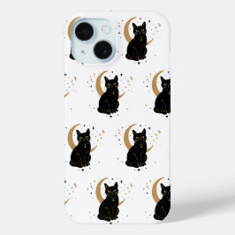 Schwarze Katzen-Handyhülle Case-Mate iPhone Hülle