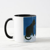 Schwarze Katzen im Schnee, Louis Wain Tasse (Links)