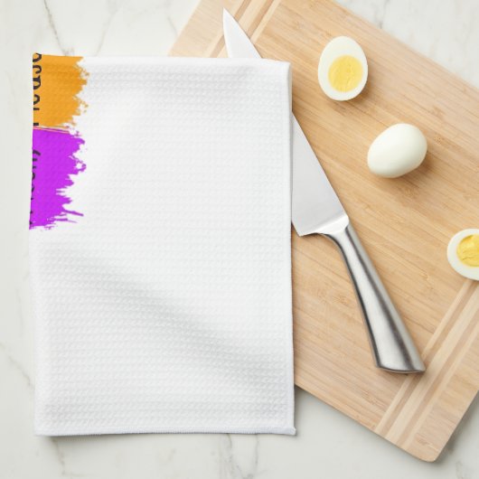 Schwarze Katzen in der Hexe hassen essenziellen T  Geschirrtuch (Viertel Falte)