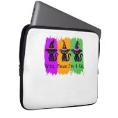 Schwarze Katzen in der Hexe hassen essenziellen T  Laptopschutzhülle (Vorne Rechts)