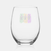 Schwarze Katzen in der Hexe hassen essenziellen T Weinglas Ohne Stiel (Rückseite)