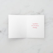 Schwarze Katzen in Weihnachtsmannmützen Frohe Weih Karte (Innenseite)