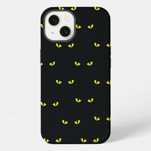 Schwarze Katzen iPhone Hülle (Rückseite)