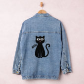 "Schwarze Katzen" Jeansjacke (Hangar)