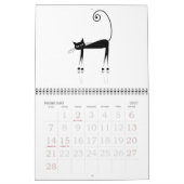 Schwarze Katzen Kalender (Feb 2027)