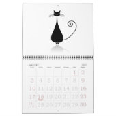 Schwarze Katzen Kalender (Jan 2027)