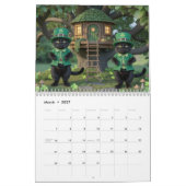 Schwarze-Katzen-Kalender Kalender (Mär 2027)