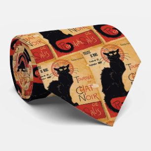 Schwarze Katzen Krawatte