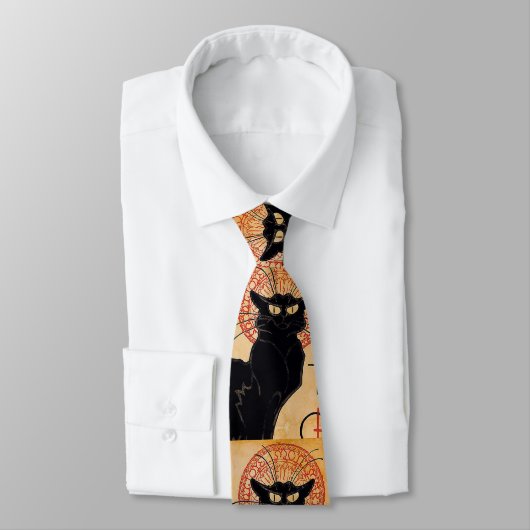 Schwarze Katzen Krawatte (Gebunden)