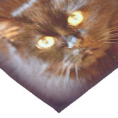 Schwarze Katzen Kurzer Tischläufer (Ecke)