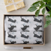 Schwarze Katzen mit Martinis-Tissue Seidenpapier (Geschenk)