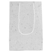 Schwarze Katzen mit rotem Herzen Mittlere Geschenktüte (Rückseite)