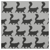 Schwarze Katzen Muster laufen | Cool Kitty Lover Stoff (Muster)