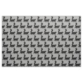 Schwarze Katzen Muster laufen | Cool Kitty Lover Stoff (Fat Quarter (45,7 x 55,9 cm))