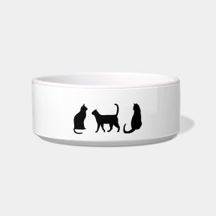 Schwarze Katzen  Napf